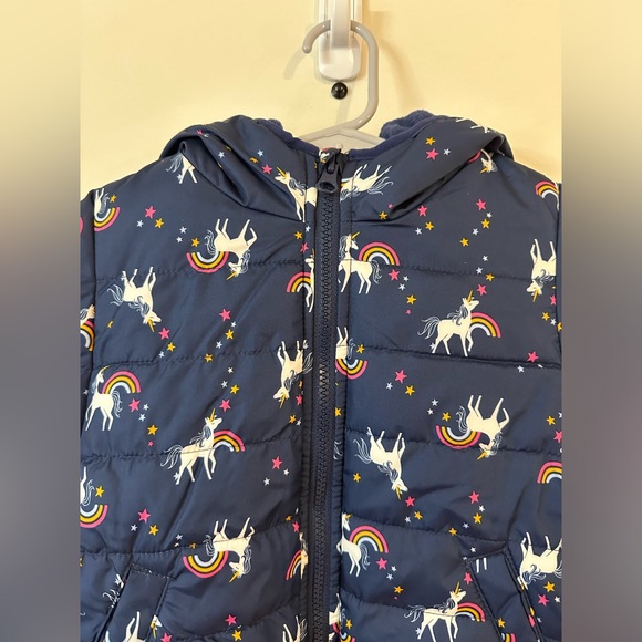 Jumping Beans Baby/Toddler Navy Unicorn Winter Puffer Jacket NWT Various… - Picture 7 of 7
